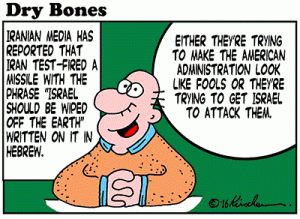 Dry Bones Iran missiles