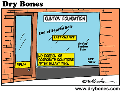 Dry Bones Clinton Foundation