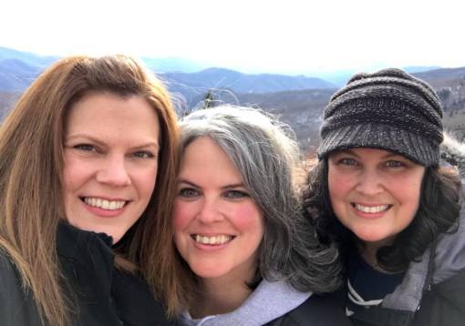 Roan Mt 2017 Our 3 daughters