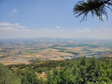 View of Jezreel Valley from Mt Carmel
