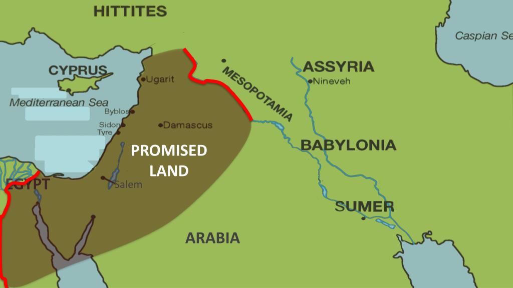 Israel River Borders